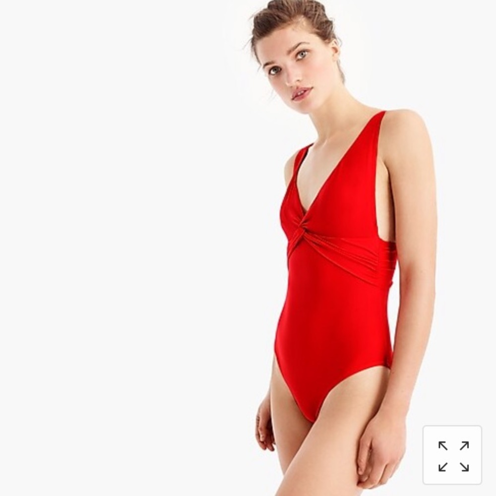 J. Crew twist front one-piece swimsuit 12